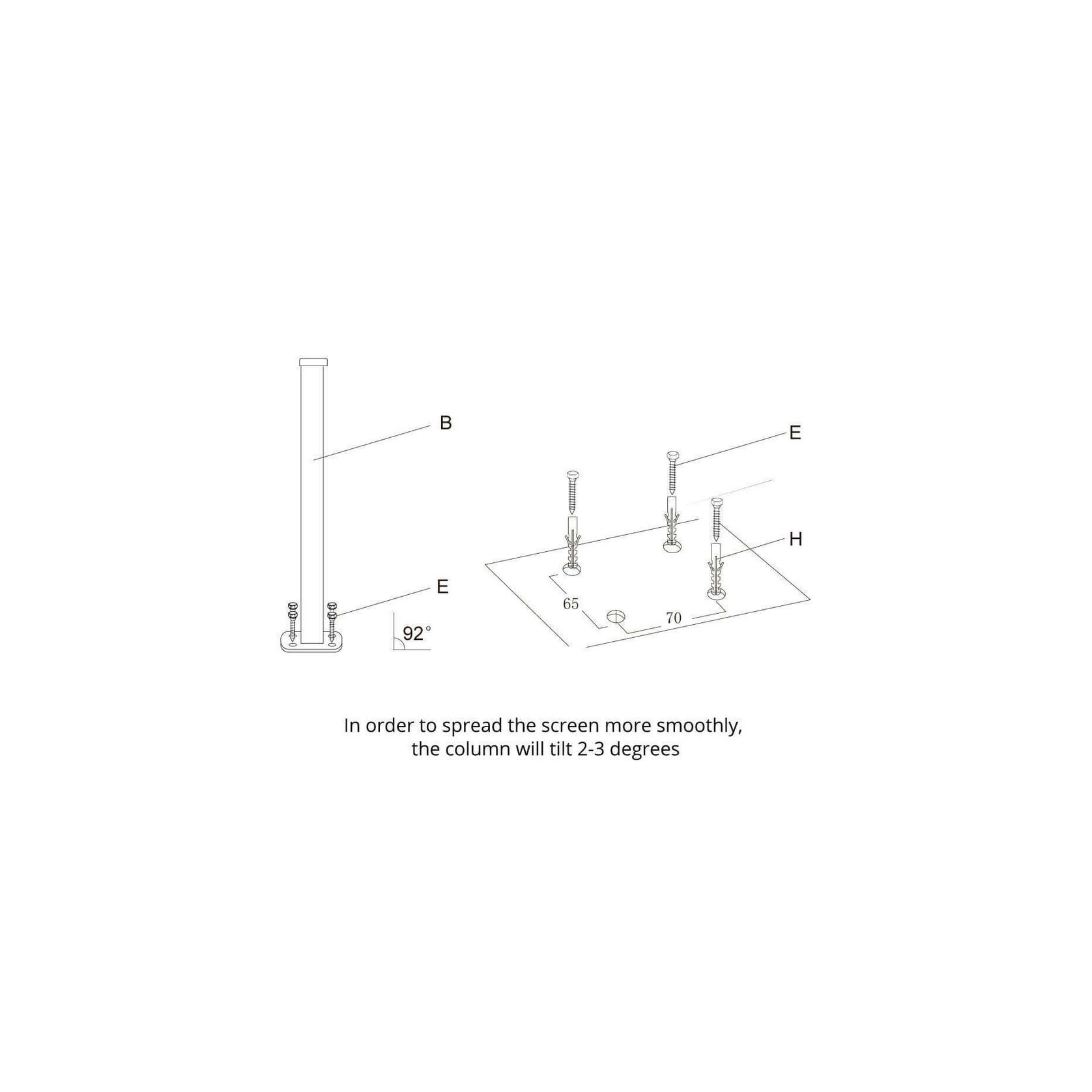 Retractable Side Awning & Privacy Screen 1.6m X 3m gallery detail image