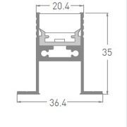 Rigid In Ground Light 10W Winged gallery detail image