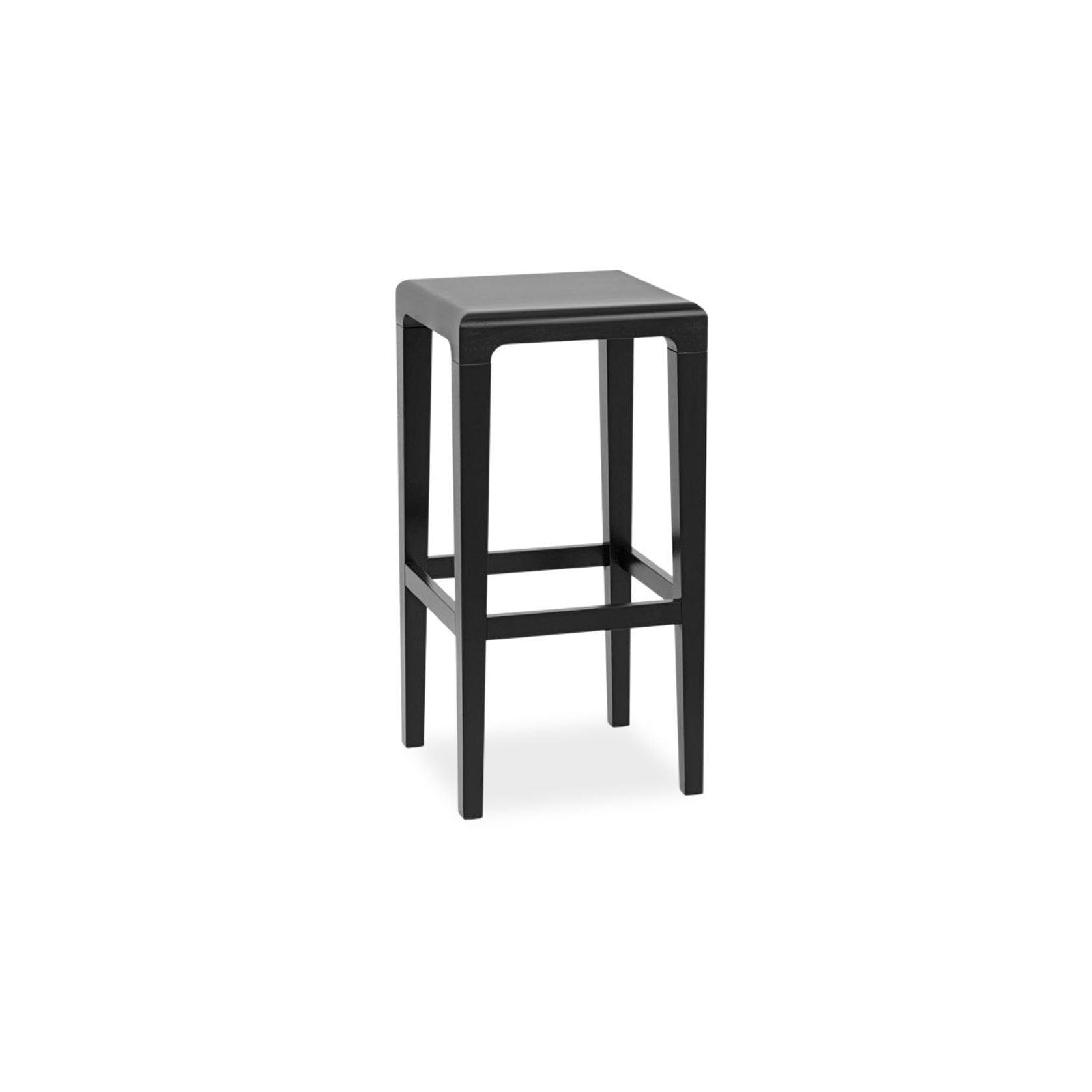 Rioja Kitchen Stool - Black Stained - 65cm - by TON gallery detail image