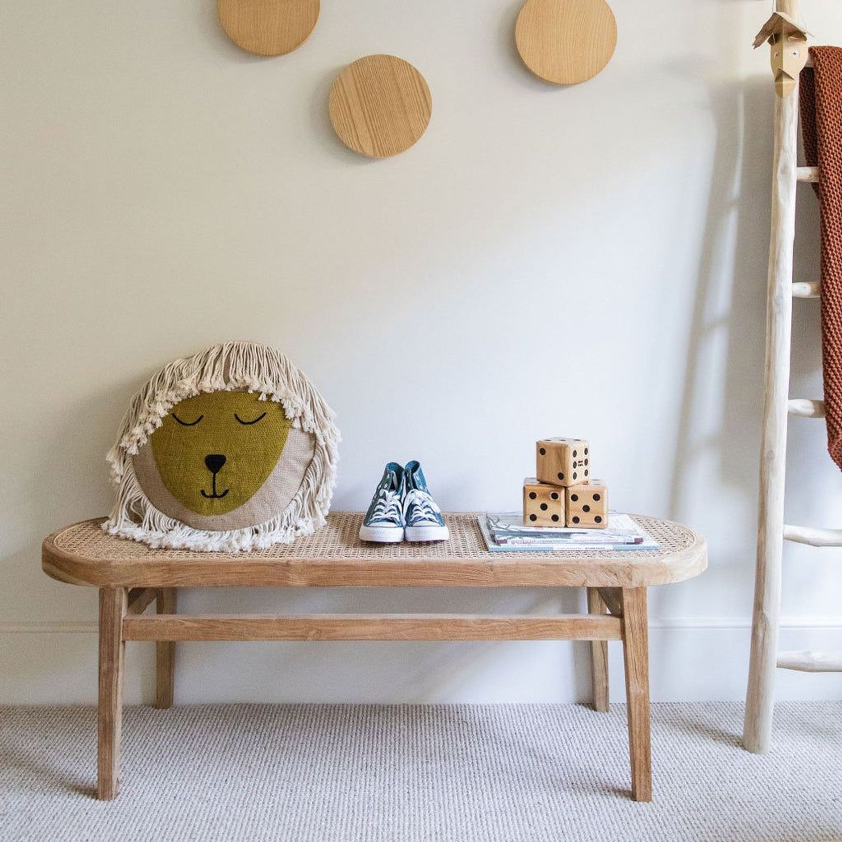 Ander Rattan Bench Seat gallery detail image