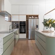 Roller Pendant | American Oak - White gallery detail image