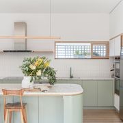 Roller Pendant | American Oak - White gallery detail image