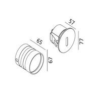 Round Slot Foot Light gallery detail image