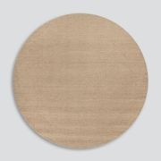 Baya Dorset NZ Wool Round Floor Rug - Biscuit gallery detail image