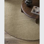 Baya Dorset NZ Wool Round Floor Rug - Biscuit gallery detail image