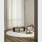 Baya Dorset NZ Wool Round Floor Rug - Natural White gallery detail image