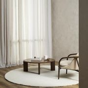 Baya Dorset NZ Wool Round Floor Rug - Natural White gallery detail image