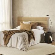 Baya Dorset NZ Wool Round Floor Rug - Natural White gallery detail image