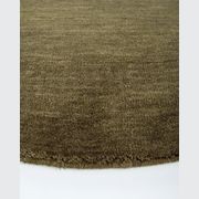 Baya Sandringham 100% NZ Wool Round Rug - Moss gallery detail image