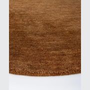 Baya Sandringham 100% NZ Wool Round Rug - Pecan gallery detail image