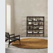 Baya Sandringham 100% NZ Wool Round Rug - Pecan gallery detail image