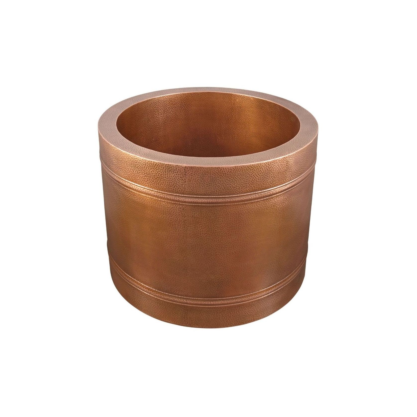 Round Copper Soak Tub 1092mm - CBSMR33 1092 gallery detail image
