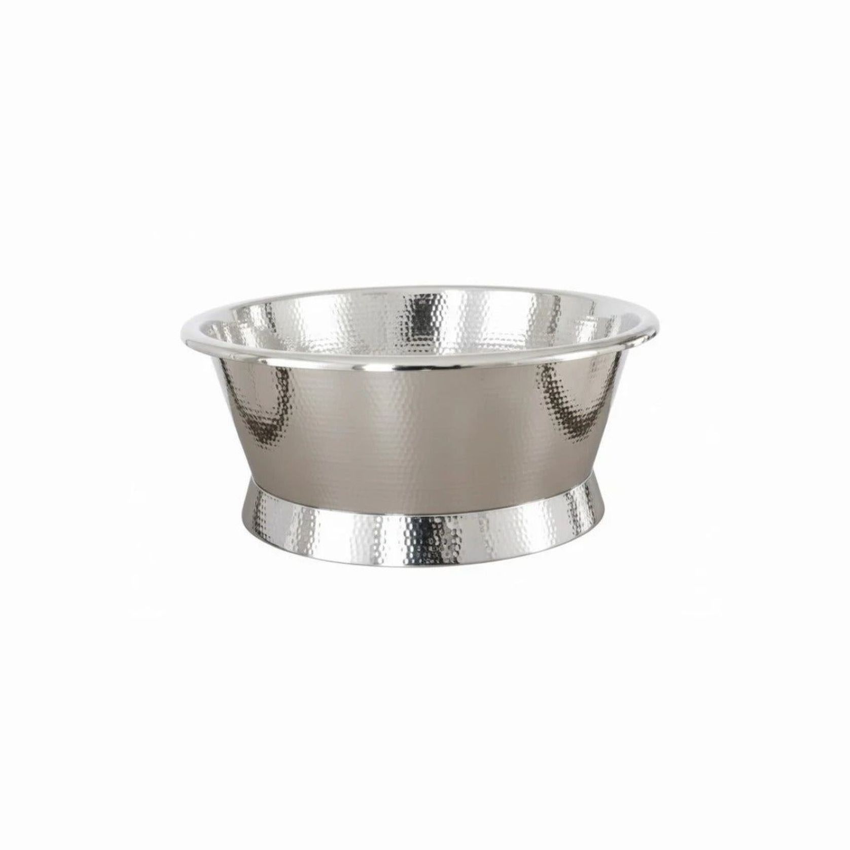 Round Hammered Nickel Bath 1500mm - CBR004 1500 gallery detail image