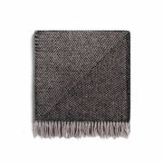Ruanui Station Lambswool Throw - Collier's Coal Chevron gallery detail image