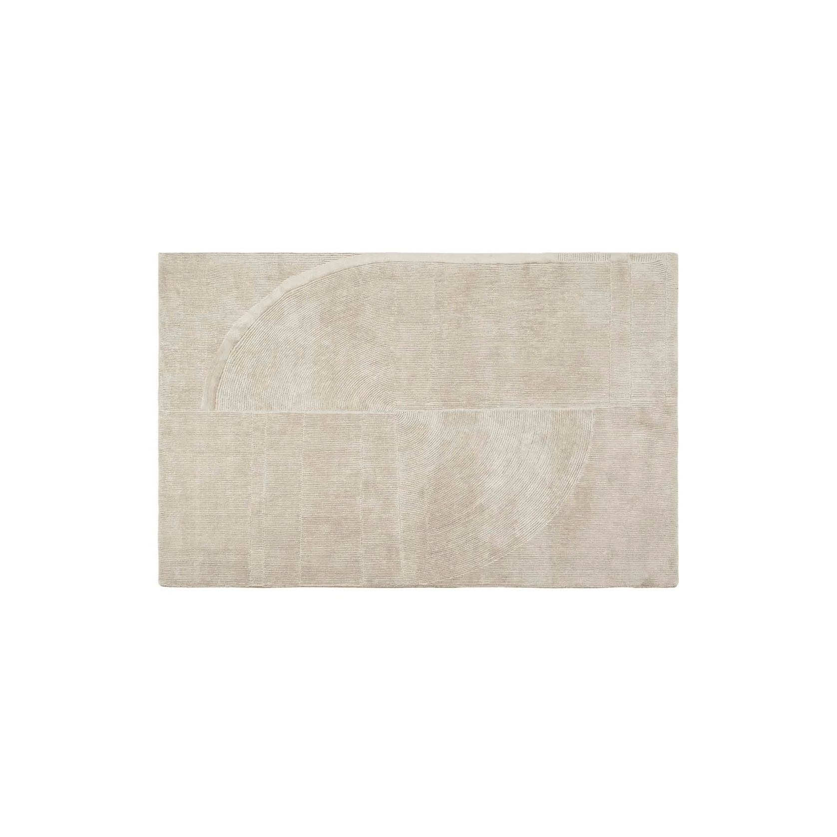 Soren Liv Bower Circle Rug - Pearl gallery detail image