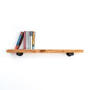 Rustic Industrial Pipe Shelf 130cm gallery detail image