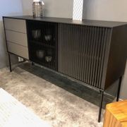 SEGAN Sideboard Buffet 160cm - Black & Grey gallery detail image