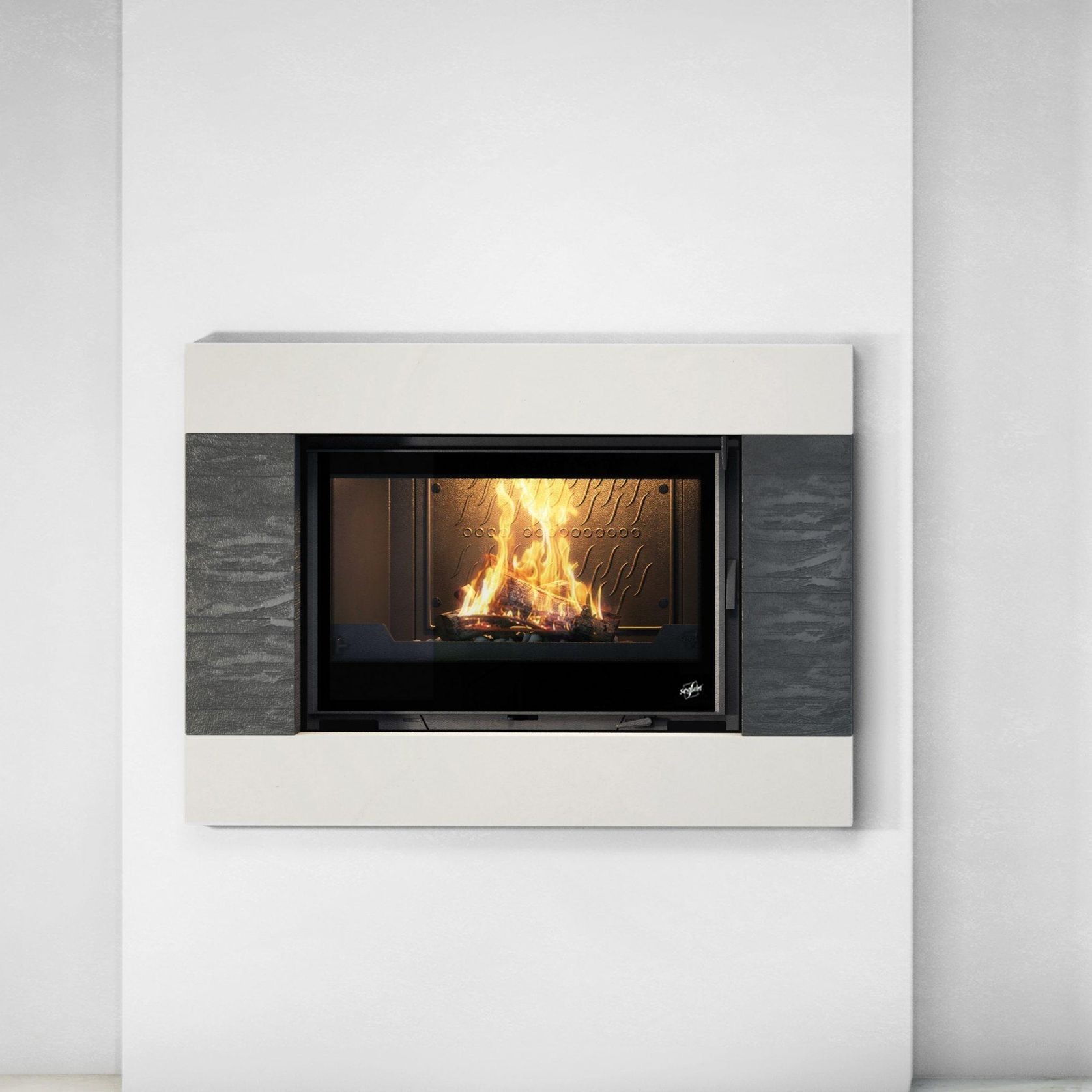 Seguin Europa 7 Blackline Cast Iron Fireplace gallery detail image