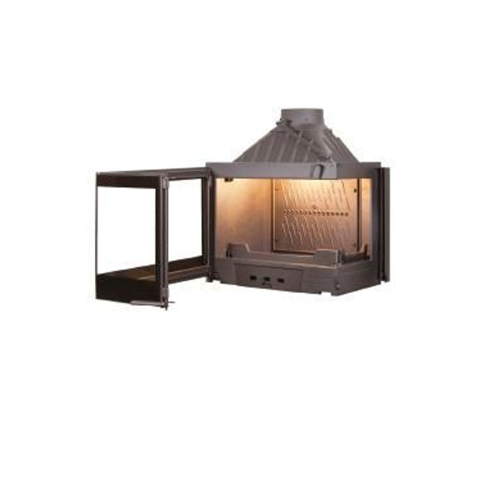 Seguin Europa 7 Right Hand Corner Cast Iron Fireplace gallery detail image