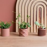 Piko Diamant Japan Terracotta - Set of 3 Planters gallery detail image