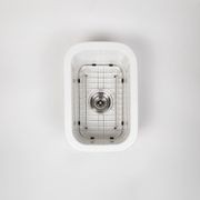 Oswynn 330x483 Gloss White Fireclay Single Bowl Sink gallery detail image