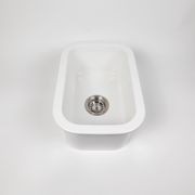 Oswynn 330x483 Gloss White Fireclay Single Bowl Sink gallery detail image