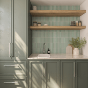 Oswynn 330x483 Gloss White Fireclay Single Bowl Sink gallery detail image