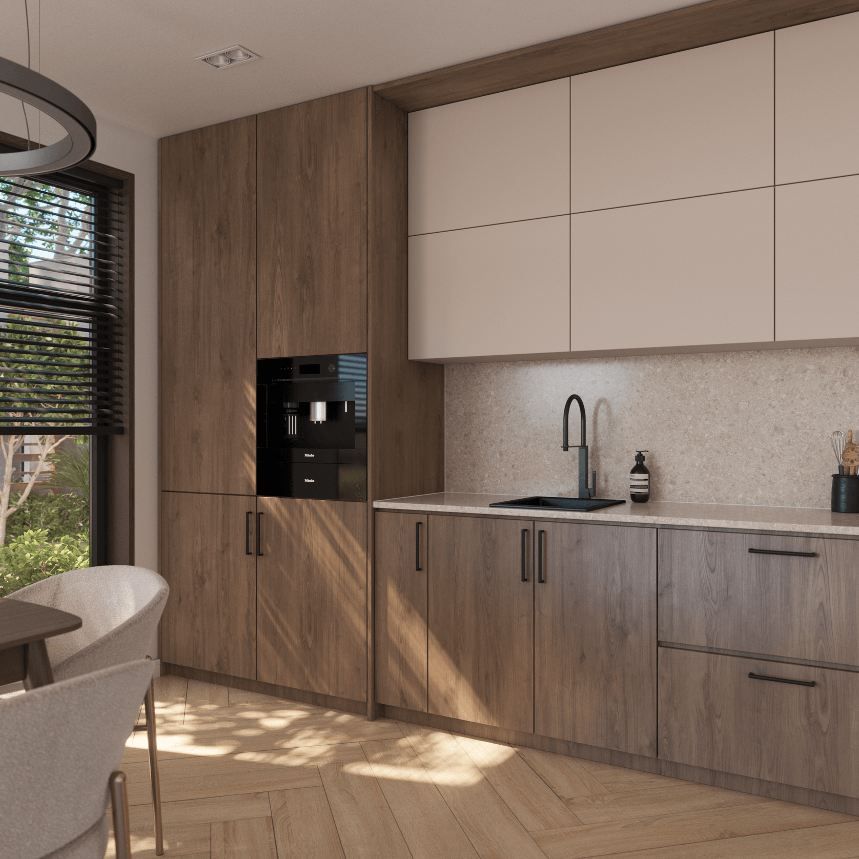 Cynthia 396x446 Black Granite Single Bowl Sink gallery detail image