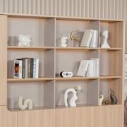 ORBAN 240cm Wall Storage & Display Unit – Oak gallery detail image