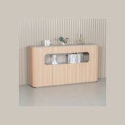 ORBAN 200cm Credenza Display Unit  Oak - 110cm High gallery detail image