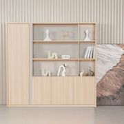KELIAN  Display Wall Unit 200cm - Oak gallery detail image