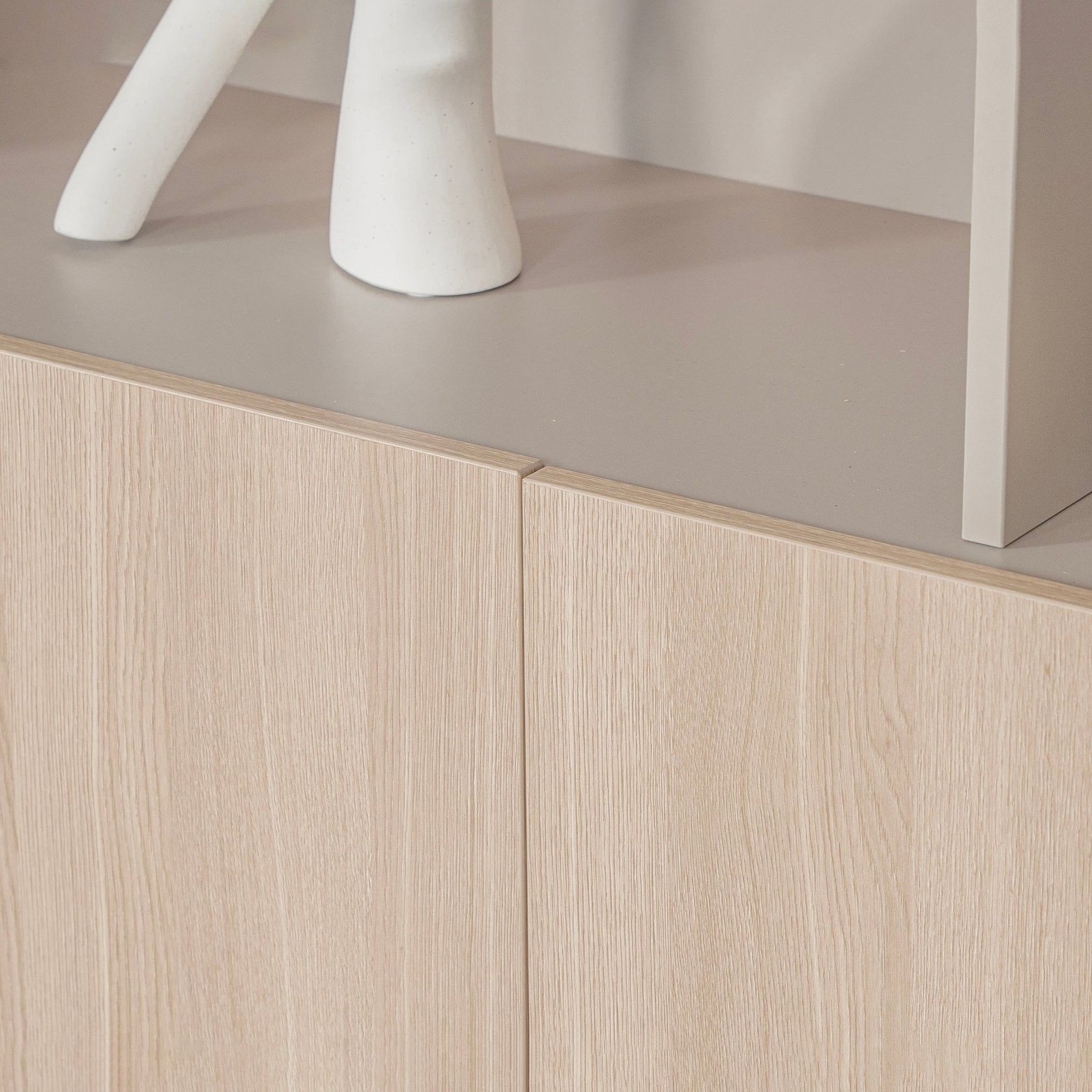 KELIAN  Display Wall Unit 200cm - Oak gallery detail image