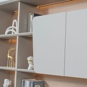 SEVANI Display Wall Unit - 240cm - Oak gallery detail image