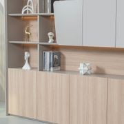 SEVANI Display Wall Unit - 240cm - Oak gallery detail image