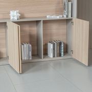SEVANI Display Wall Unit - 240cm - Oak gallery detail image