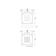 Antonio Frattini SH440 Ceiling Mounted Shower Head gallery detail image