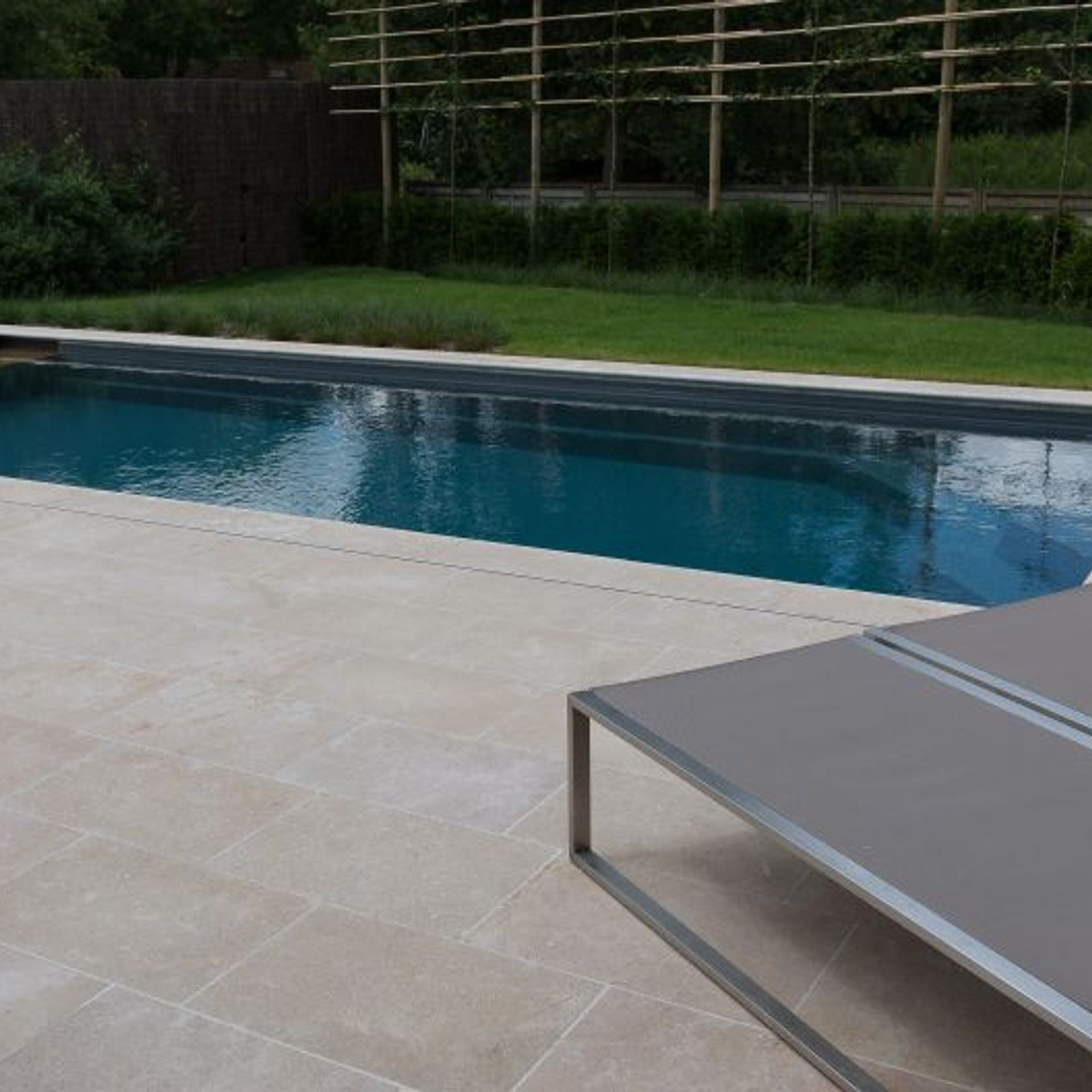 Sinai Pearl Brushed Limestone Pool Coping gallery detail image