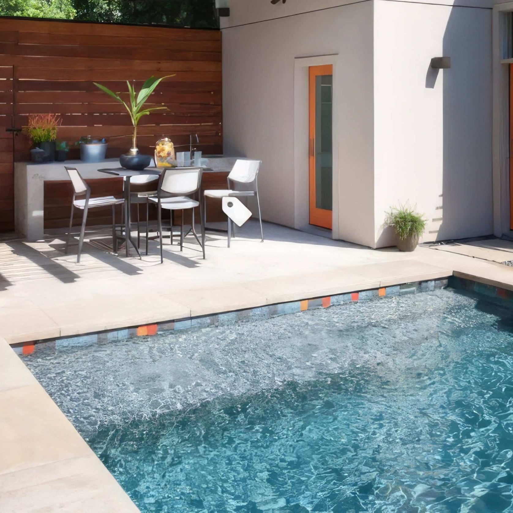 Sinai Pearl Sandblasted Limestone Pool Coping gallery detail image