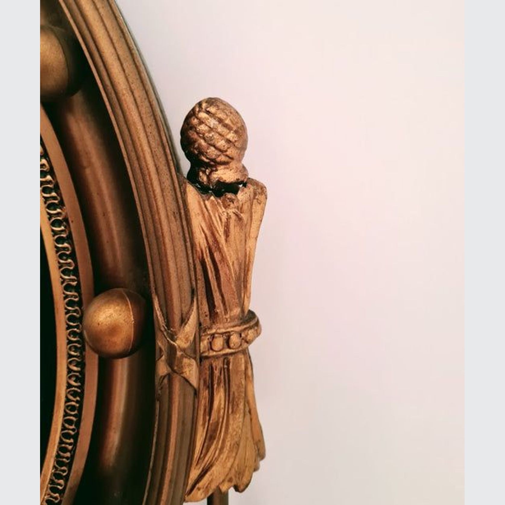 George IV Style Gilt Framed Convex Mirror gallery detail image