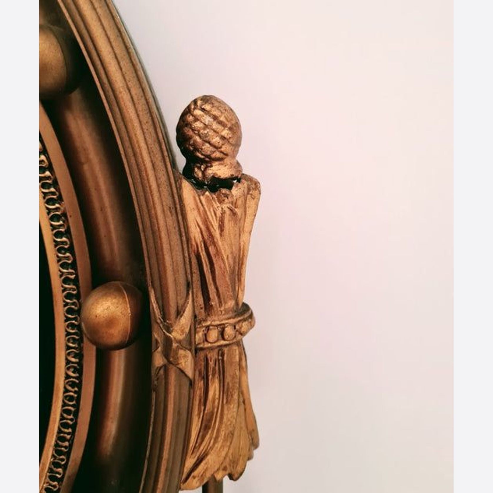 George IV Style Gilt Framed Convex Mirror gallery detail image
