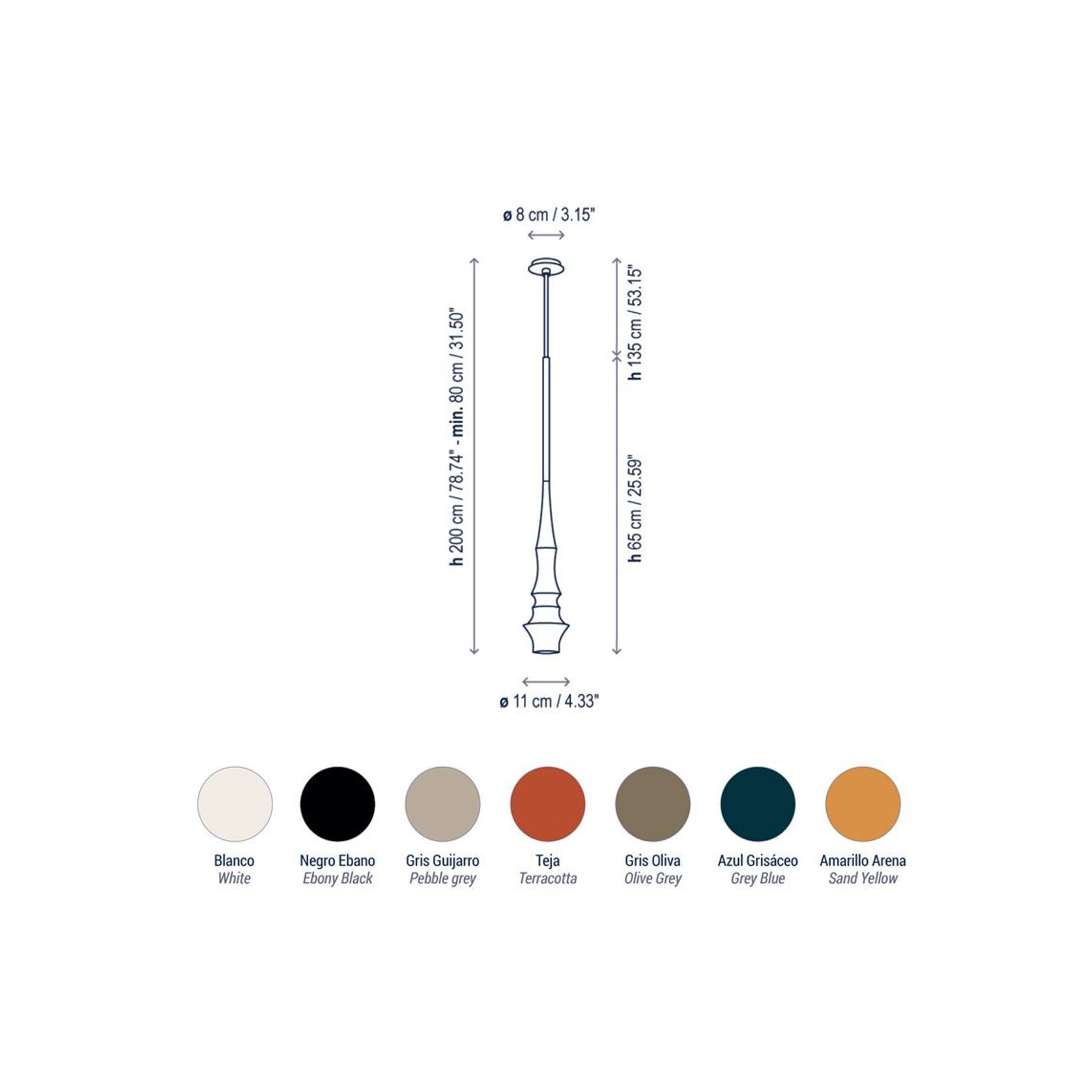 Slend 02 Pendant Light gallery detail image