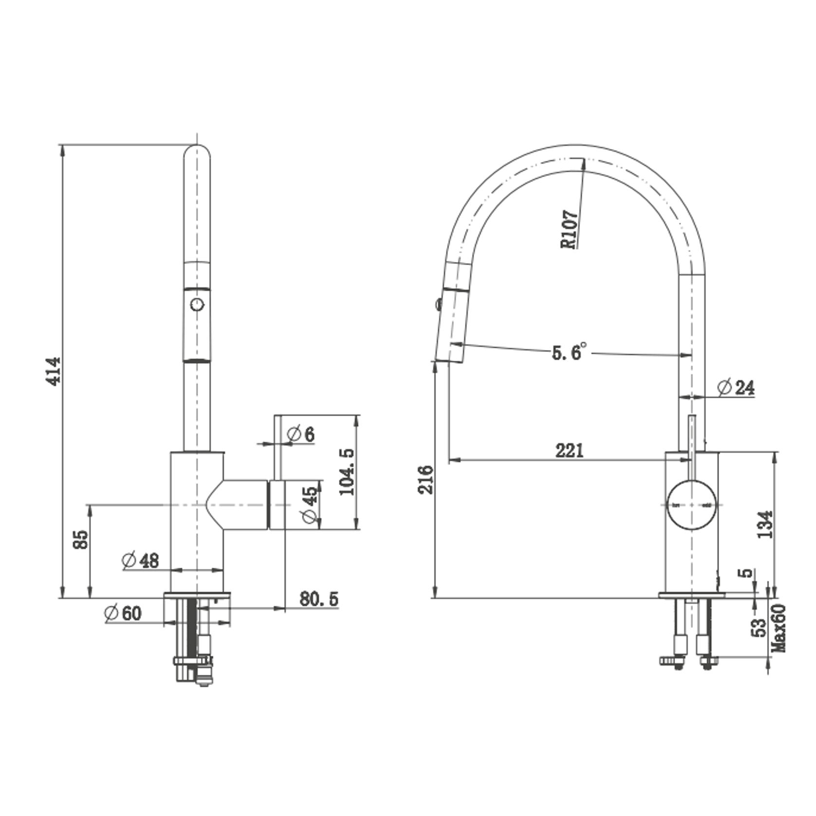 Mica Pull | Out Sink Mixer gallery detail image