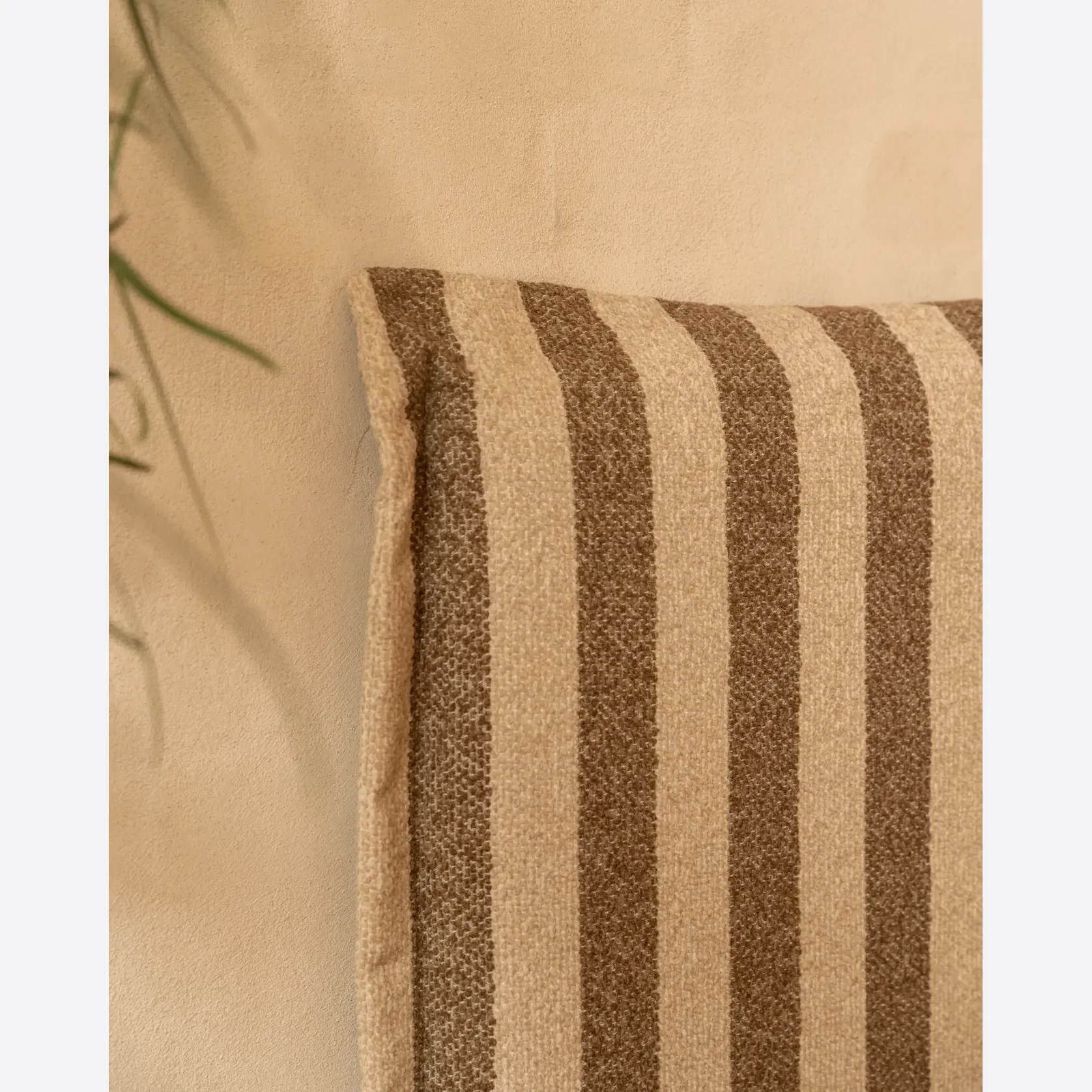 Sidney Slipcover Bed Head 270cm - Marnie Coconut Stripe gallery detail image