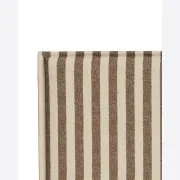 Sidney Slipcover Bed Head 270cm - Marnie Coconut Stripe gallery detail image