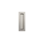 Satin Nickel FLUSH PULL Rectangle Handle  150mm gallery detail image