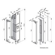 LOX High Security Electric Strike Monitored Multi Voltage 10-30VDC ES20M gallery detail image