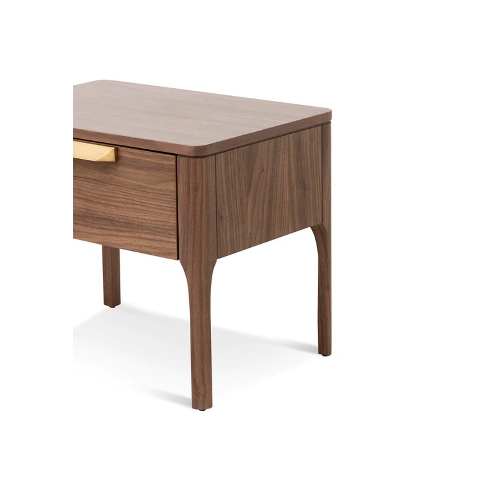 Ithaca Walnut Bedside Table gallery detail image