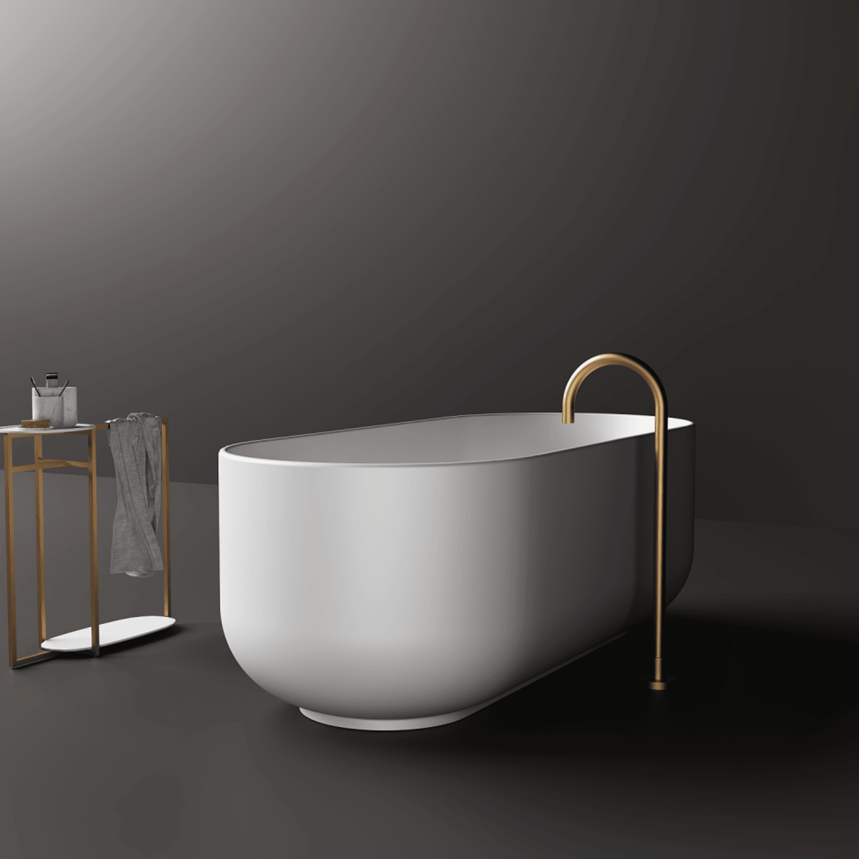 Toka Lite Ariana Freestanding Bath - 1700mm - ST91 gallery detail image