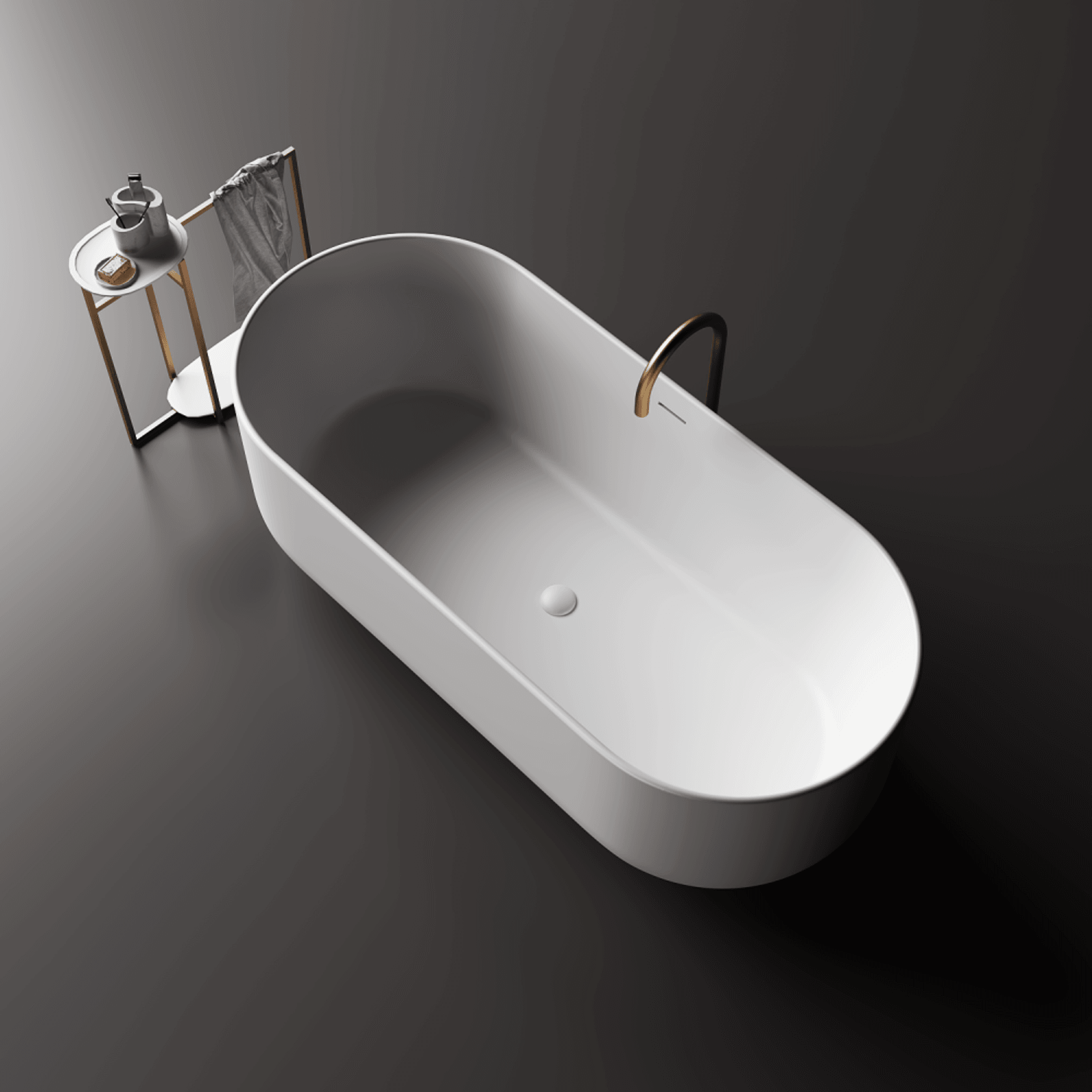 Toka Lite Ariana Freestanding Bath - 1700mm - ST91 gallery detail image