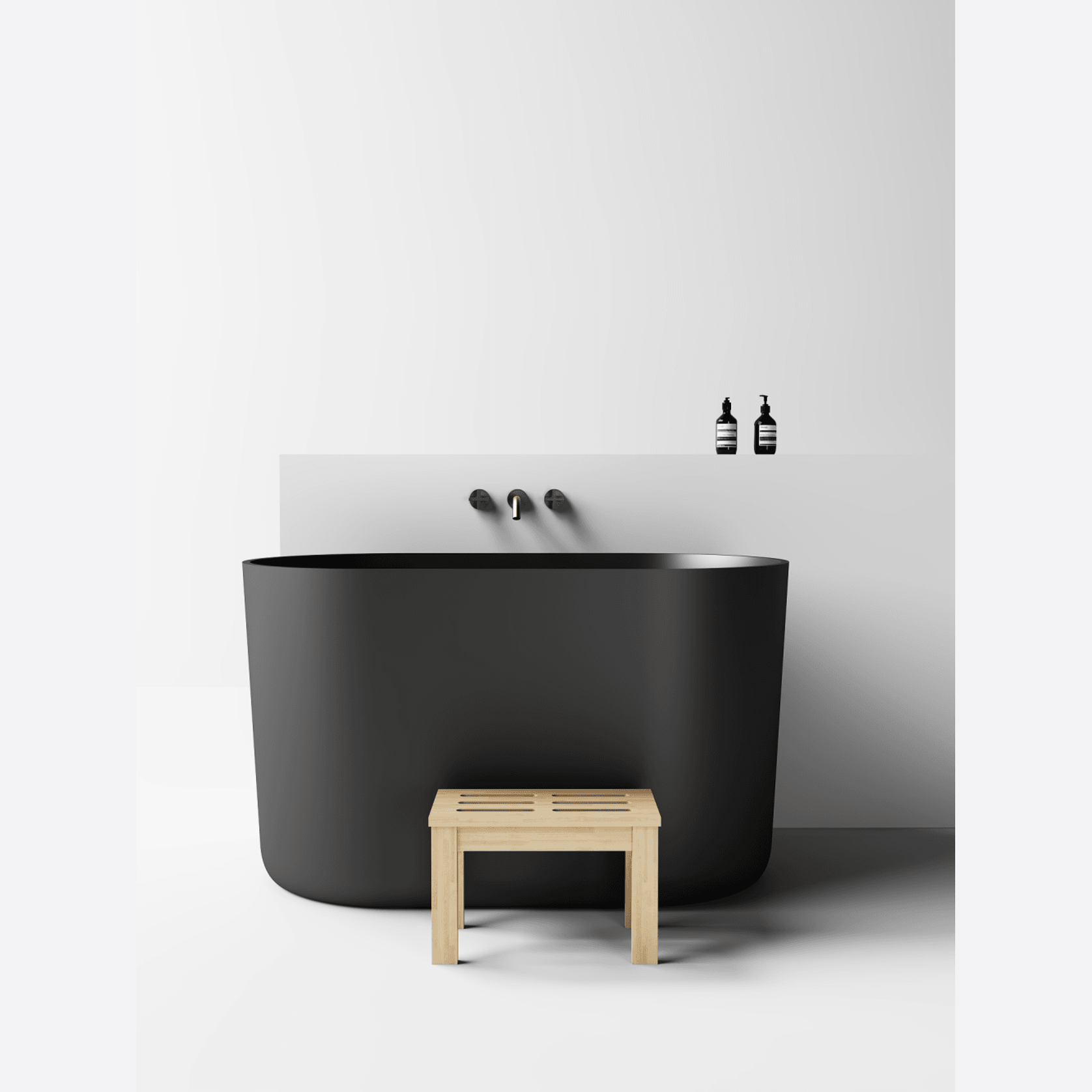 Toka Lite Seren - Japanese Stone Bath - 1300mm - ST93 gallery detail image